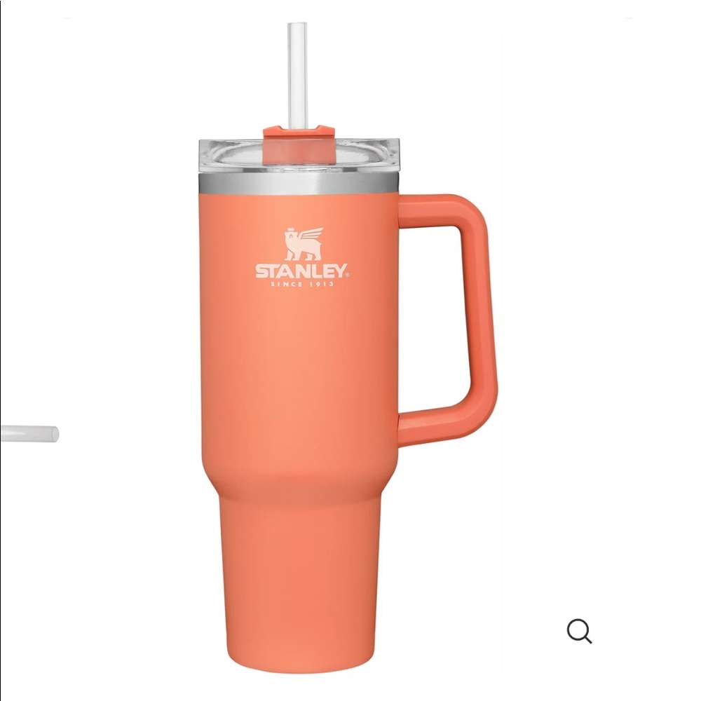 Stanley 40 ounce travel quencher in grapefruit